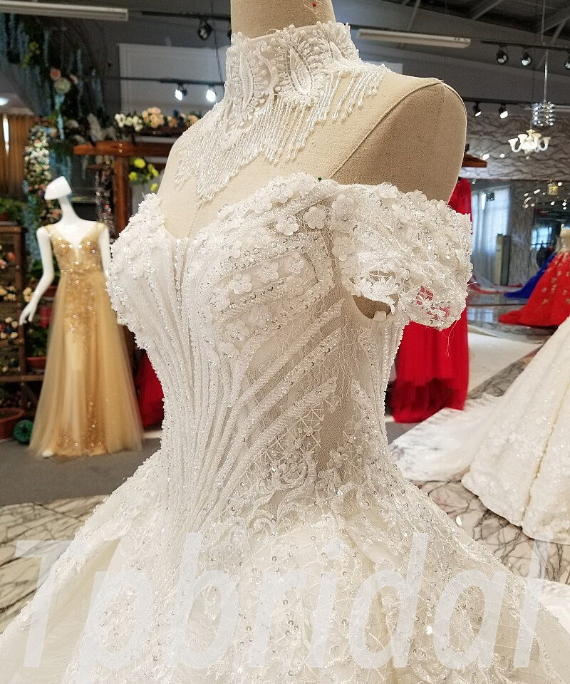 luxury wedding dress for girl 293-05