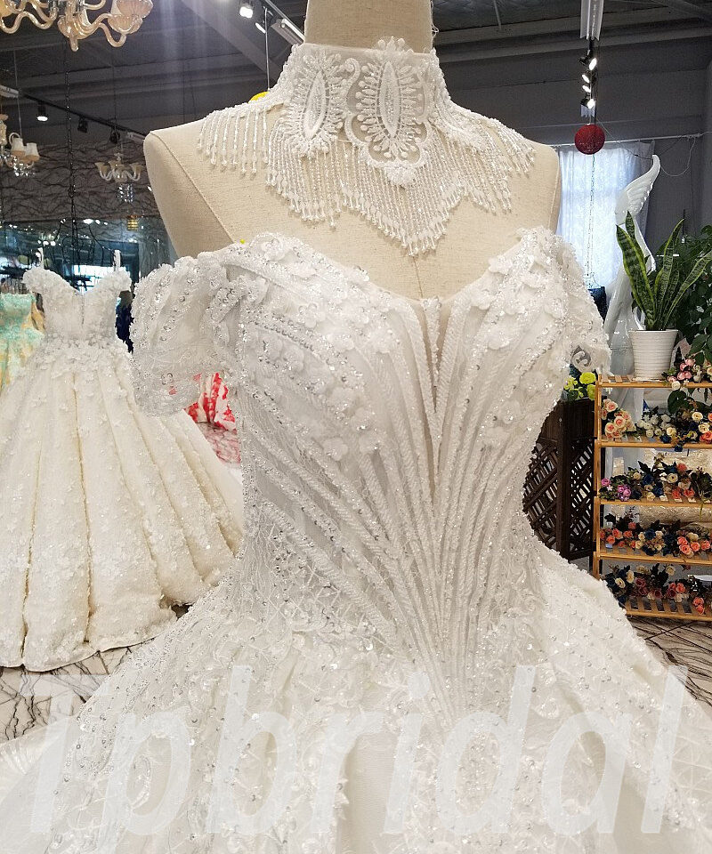 luxury wedding dress for girl 293-07