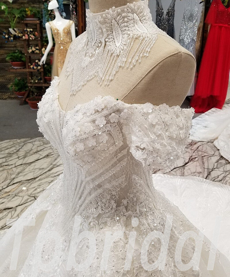 luxury wedding dress for girl 293-08