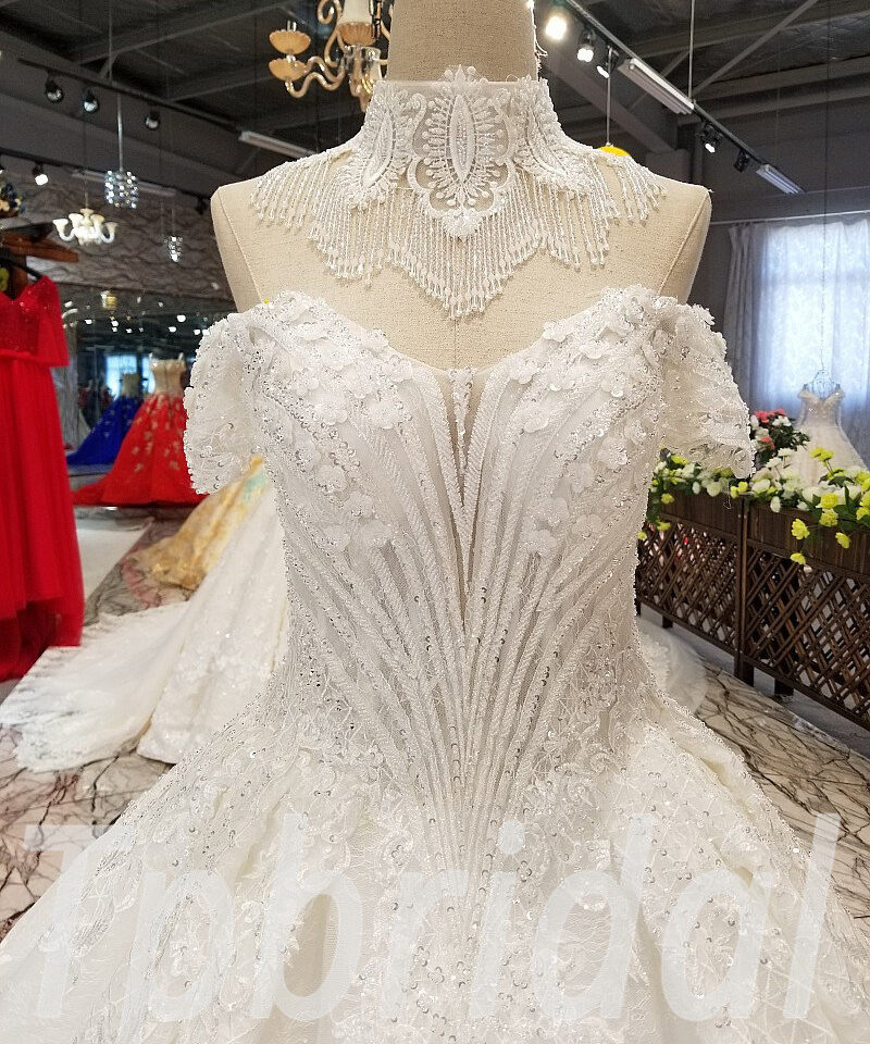 luxury wedding dress for girl 293-10