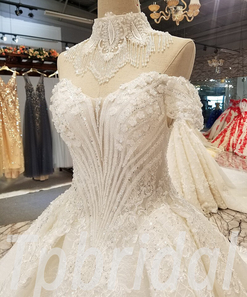 luxury wedding dress for girl 293-11