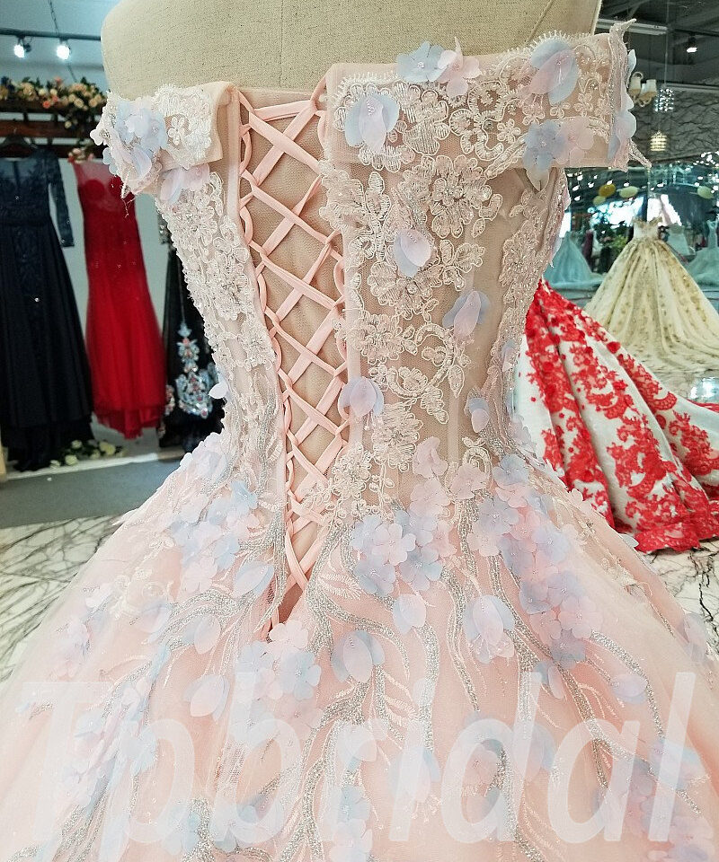 pink prom dress floor length 256-03