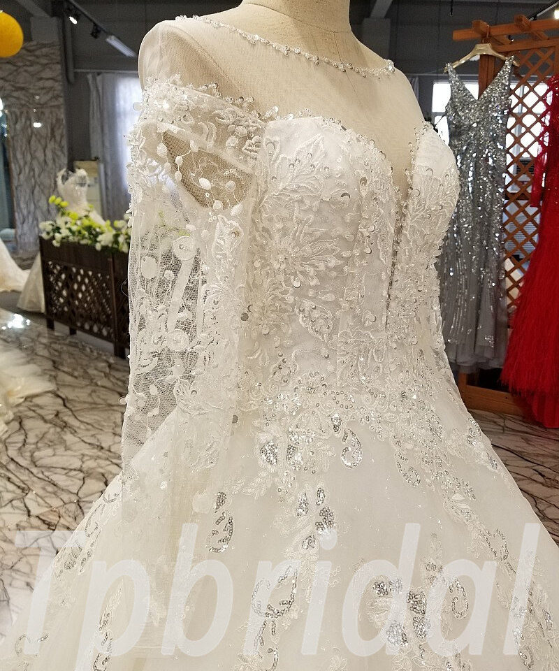 wedding dress floor length 254-08