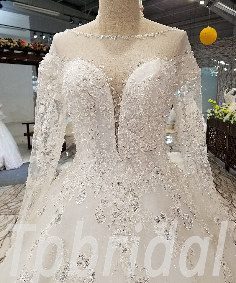 wedding dress floor length 254-08
