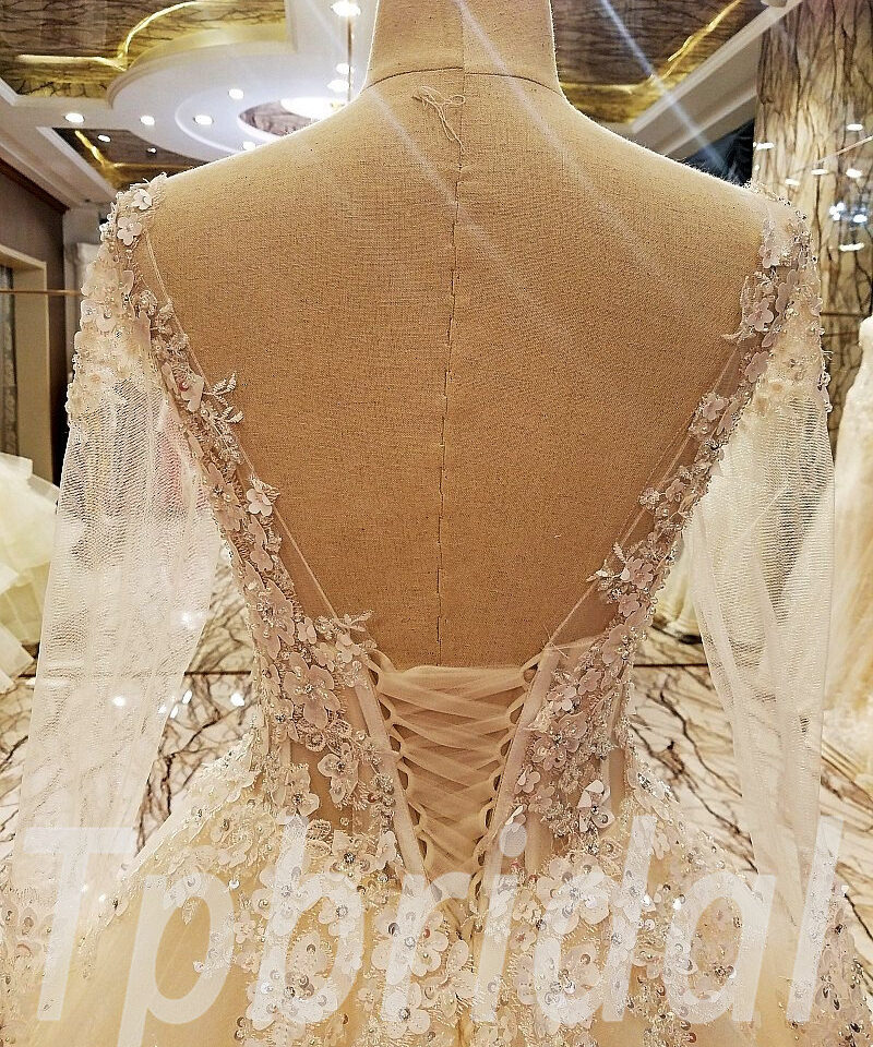 wedding dress floor length 271-06