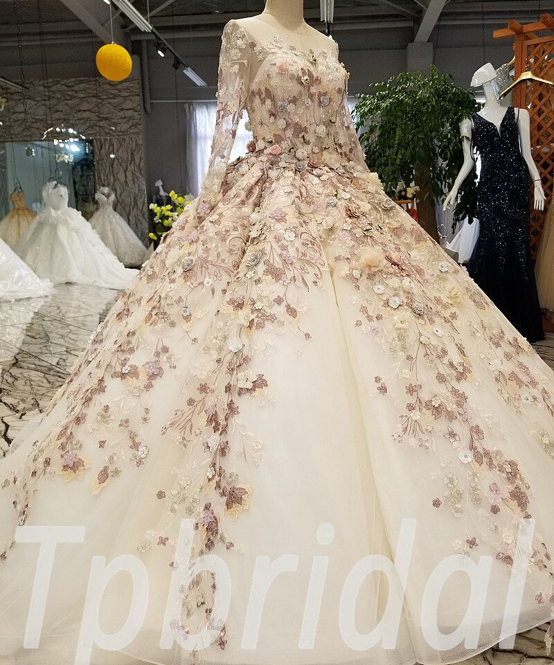 ball gown prom dresses with sleeves 296-03