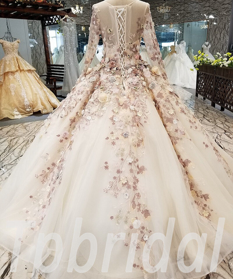 ball gown prom dresses with sleeves 296-05