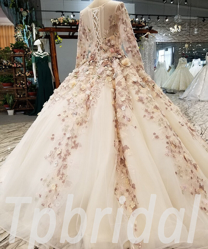 ball gown prom dresses with sleeves 296-07