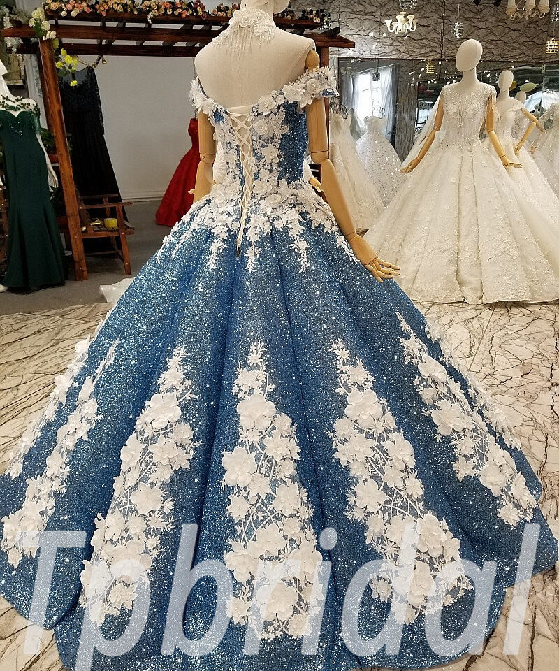 blue prom dress 0314-07