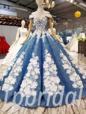 blue prom dress 0314-09