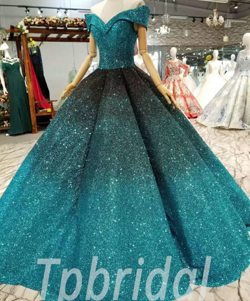 green prom dress 0312-01