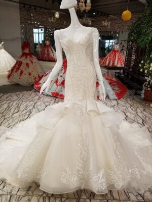mermaid wedding dress 305-03