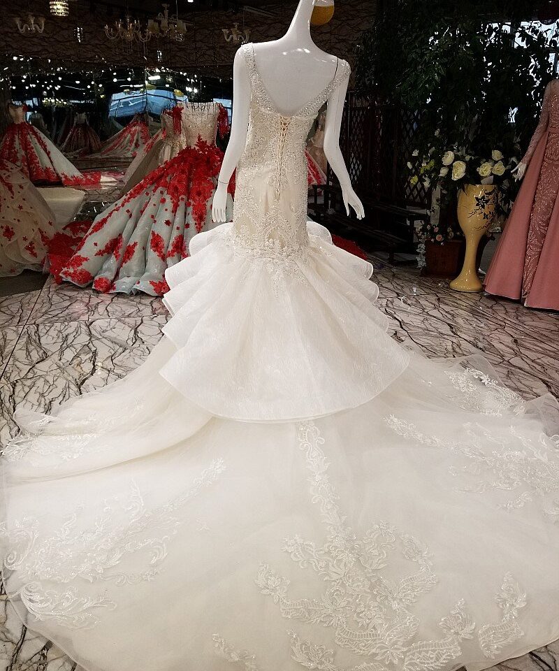 mermaid wedding dress 305-07