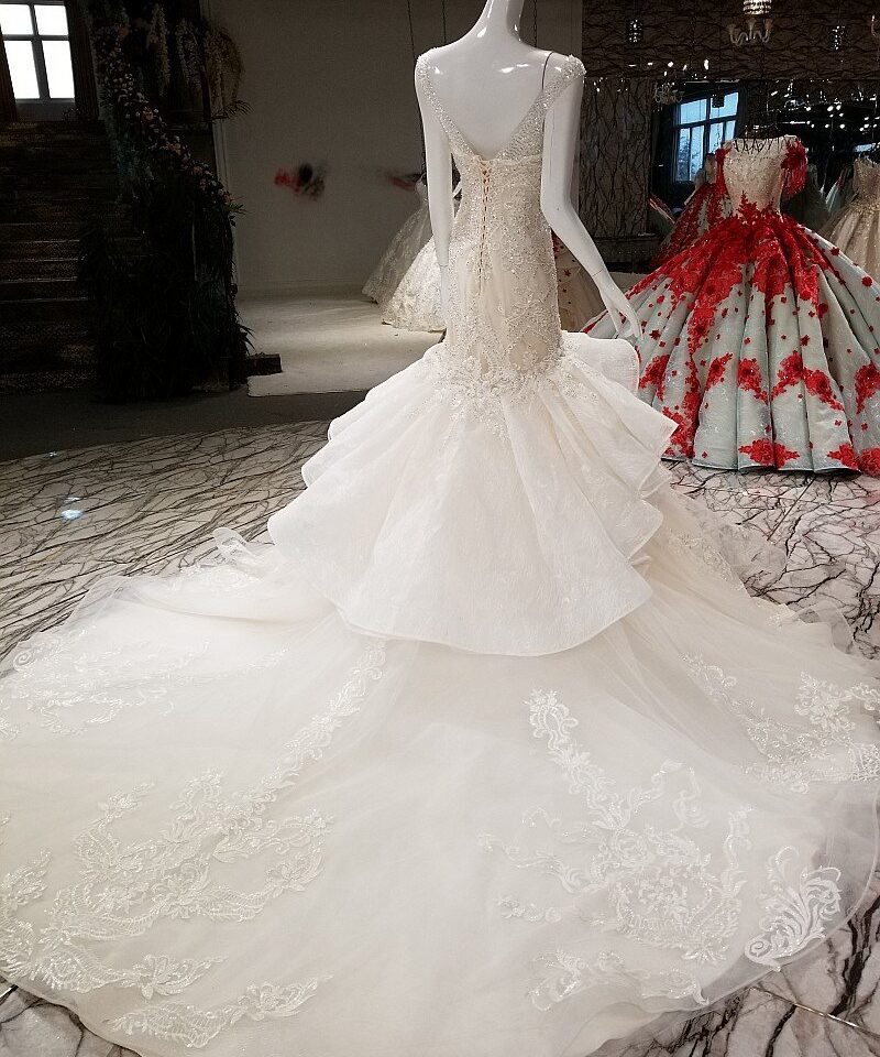 mermaid wedding dress 305-10