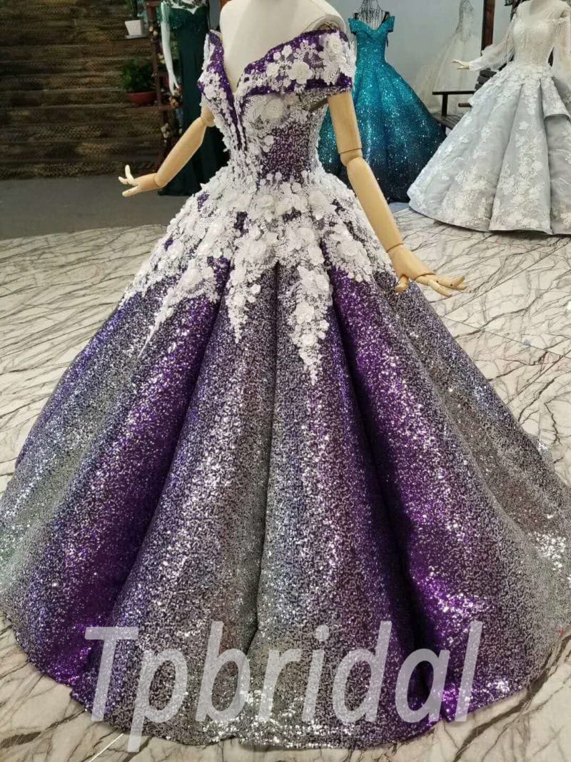 Indo Western Purple Gown – Akilah