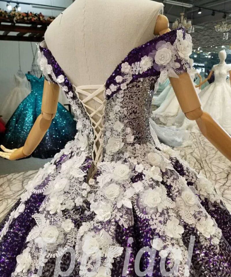 purple prom dress 0313-07