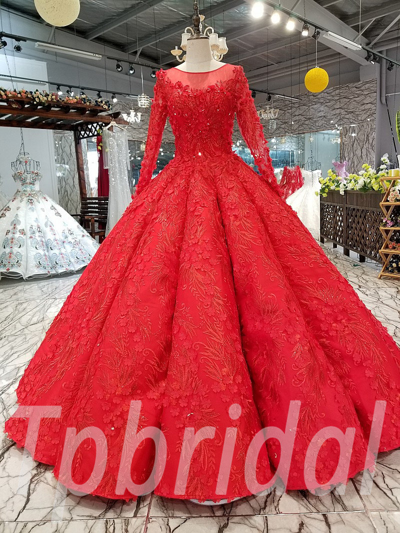 Plus Size Red Wedding Dresses Sleeveless Beach Wedding Gowns Beads Princess Bridal  Gowns Robes De Mariage Wedding Party Gowns - Wedding Dresses - AliExpress