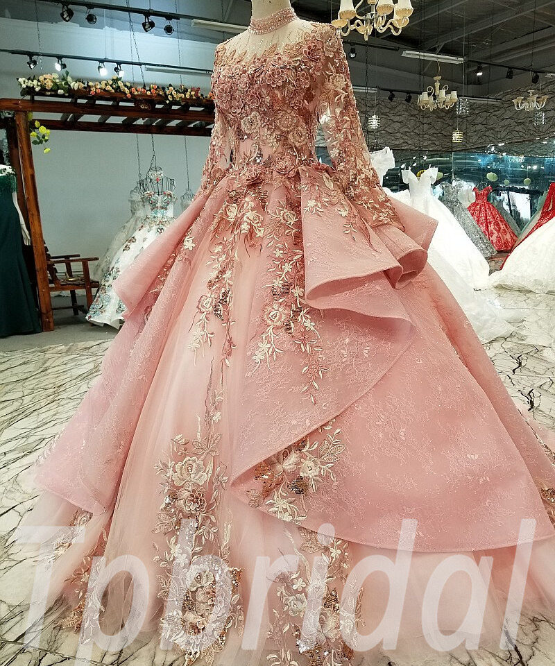 ball gowns pink 0323-03