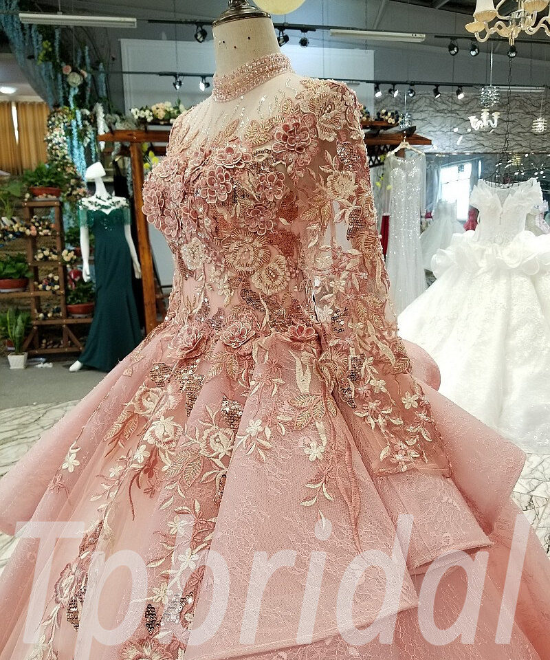 ball gowns pink 0323-04