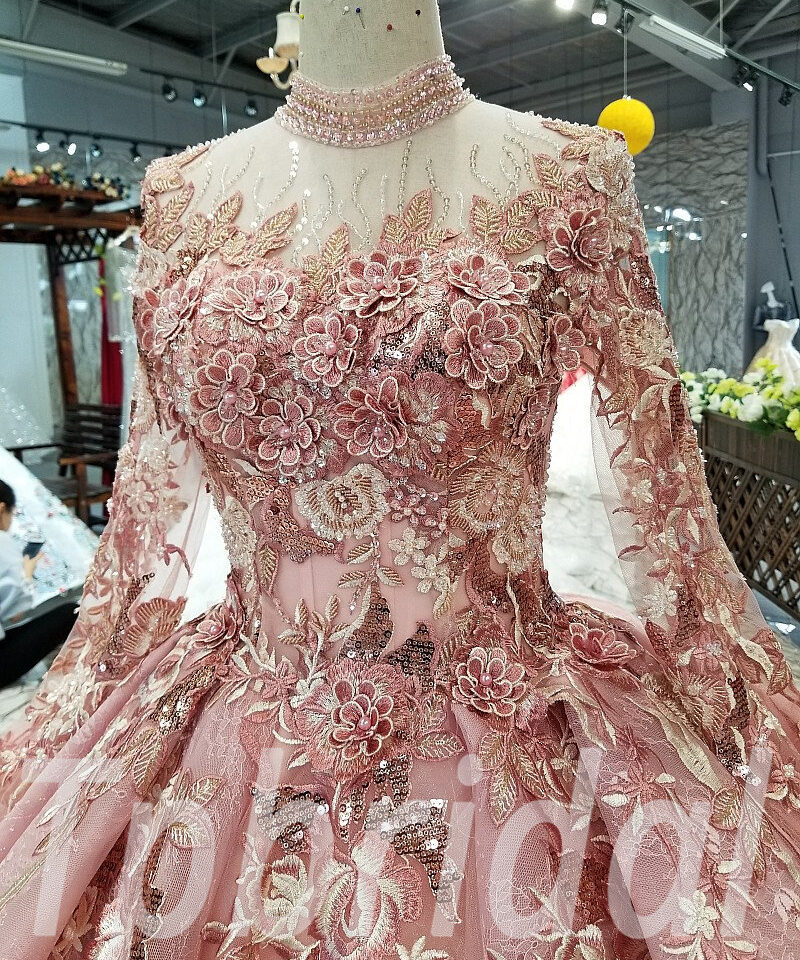 ball gowns pink 0323-07