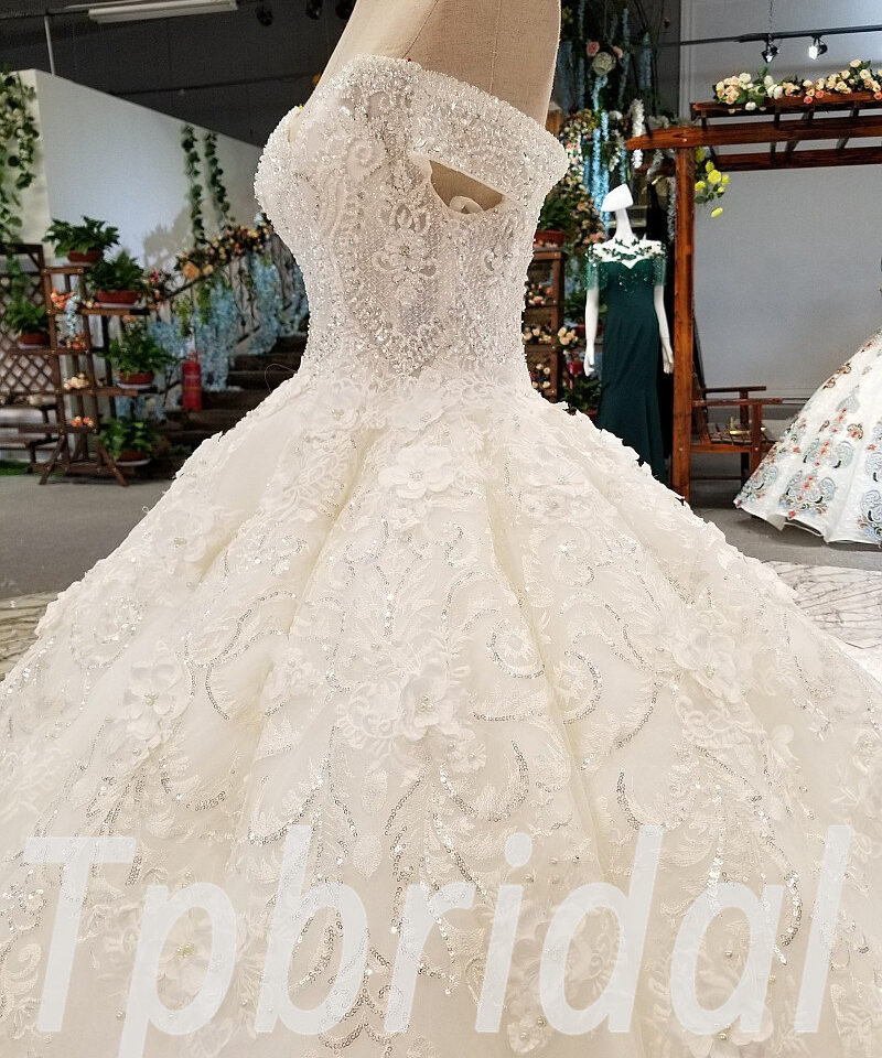 crystal ball gown wedding dress-0326-03