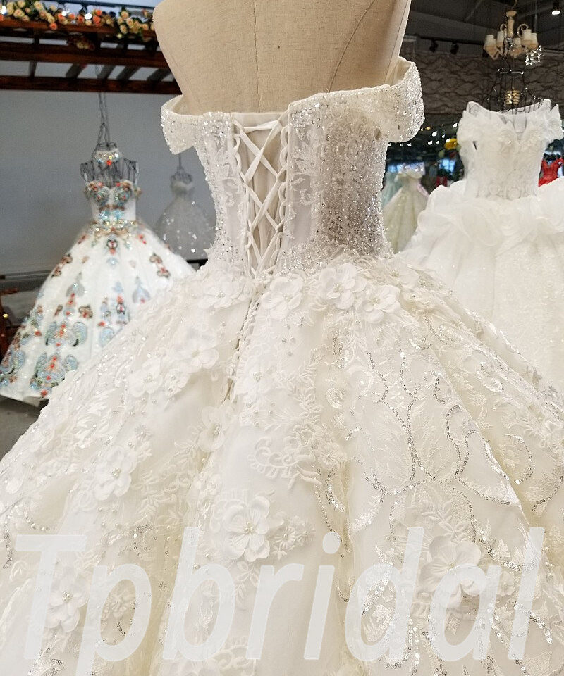 crystal ball gown wedding dress-0326-04