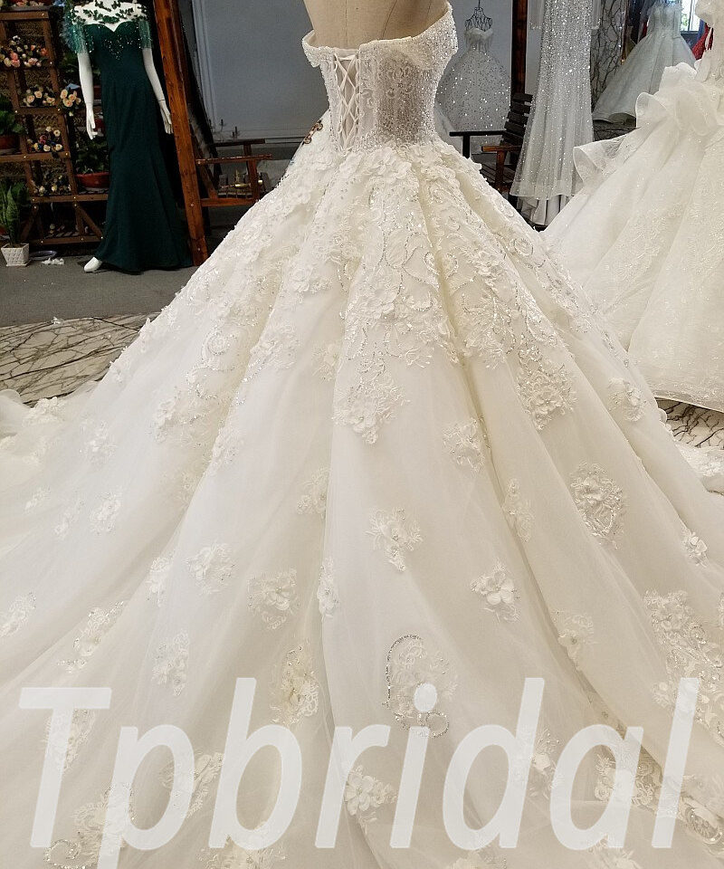 crystal ball gown wedding dress-0326-10