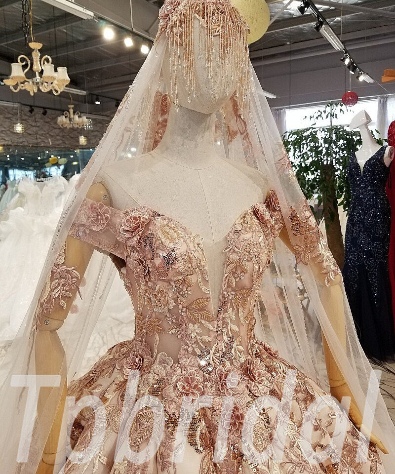 long train wedding dress 0324-06