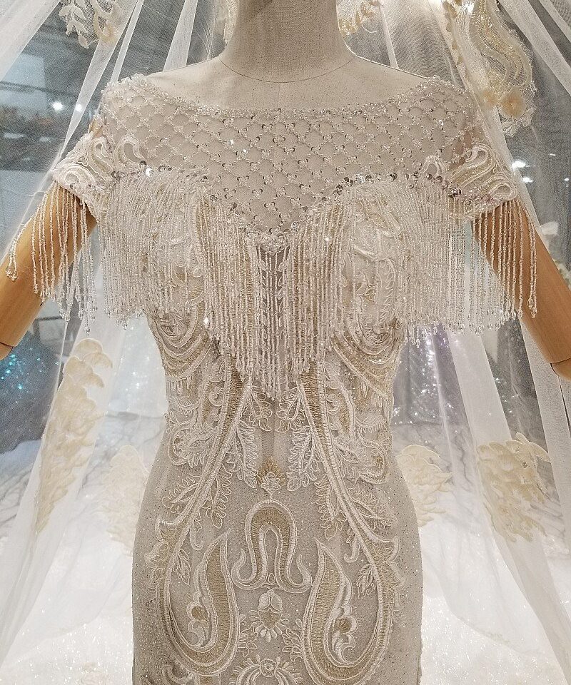 mermaid wedding gown 0325-03