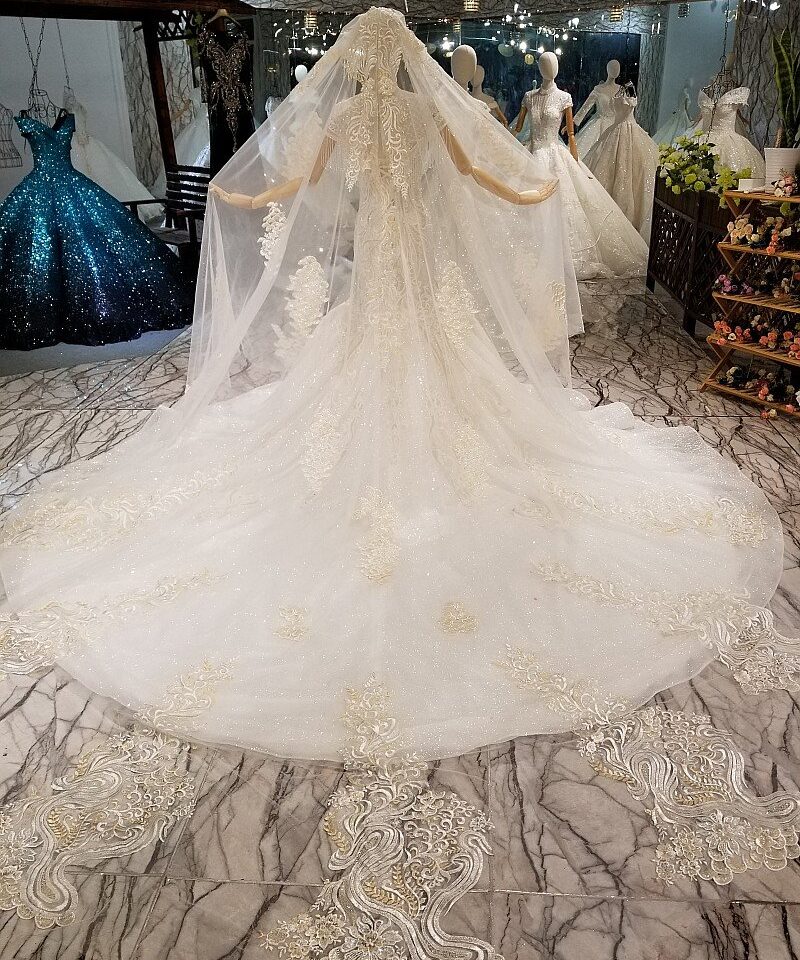 mermaid wedding gown 0325-06