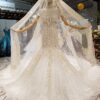 mermaid wedding gown 0325-07