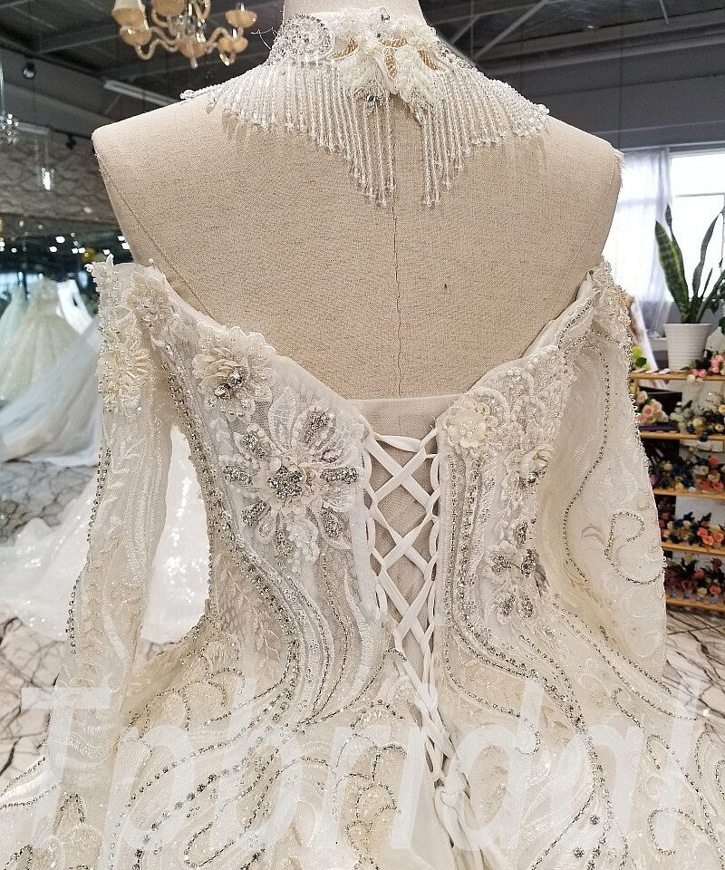 wedding dress custom made 0318-12