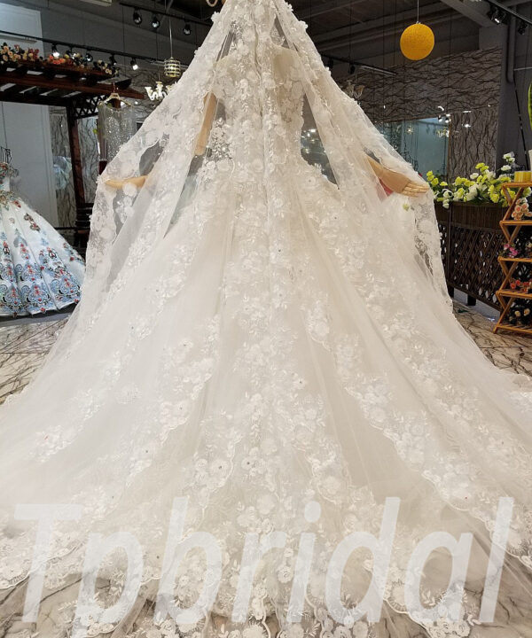 wedding dress with flowers-0328-06