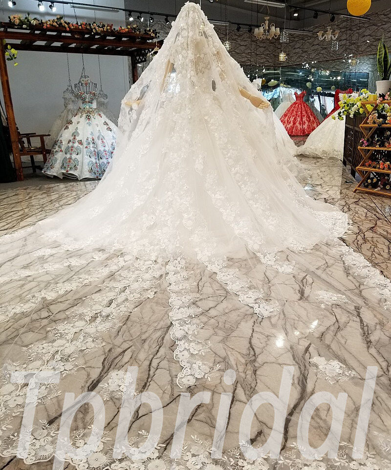 wedding dress with flowers-0328-07