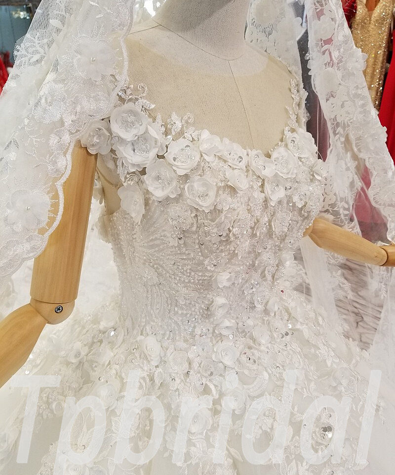 wedding dress with flowers-0328-08