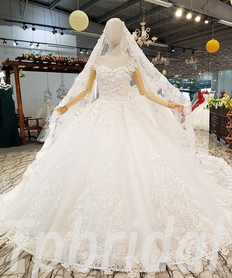 wedding dress with flowers-0328-11