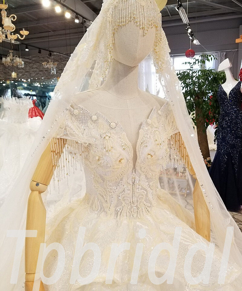 wedding dress with veil-0327-02