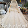wedding dress with veil-0327-08