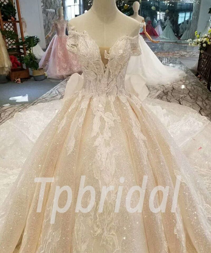 bling wedding dress-20347-02