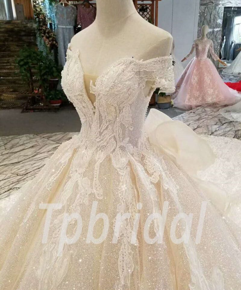 bling wedding dress-20347-03