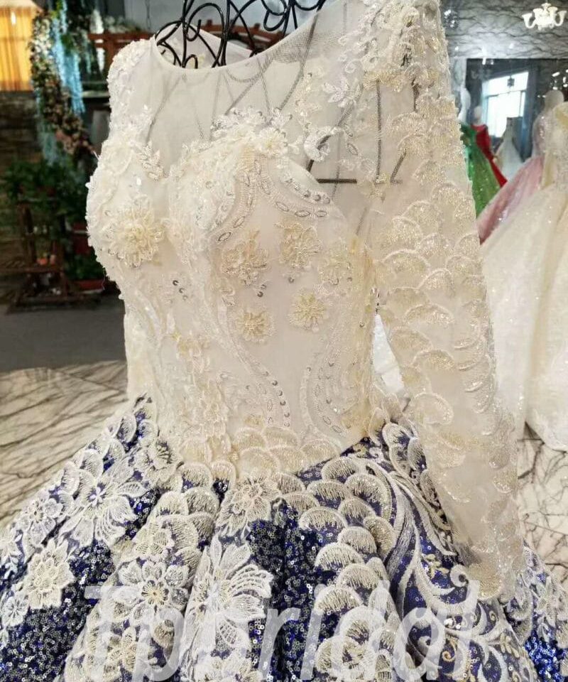 blue wedding dress-20335-05