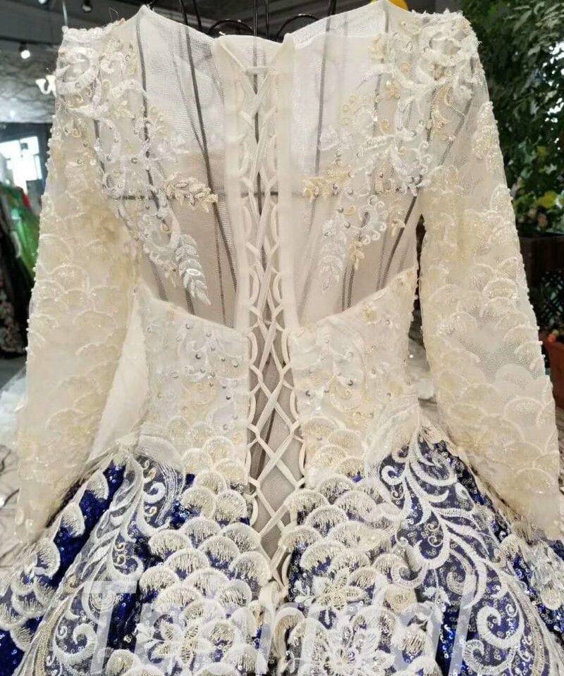 blue wedding dress-20335-06