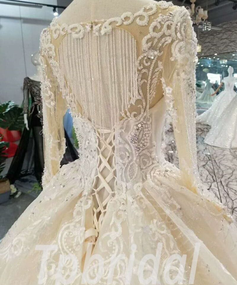 crystal wedding dress-20337-03