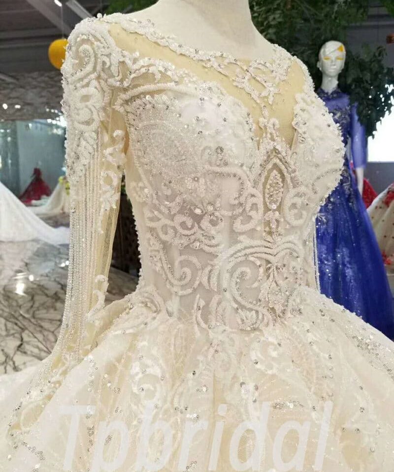 crystal wedding dress-20337-06