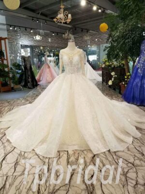 crystal wedding dress-20337-09