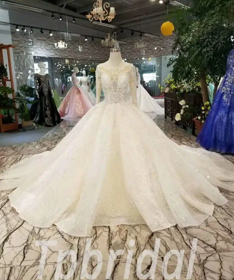 crystal wedding dress-20337-09