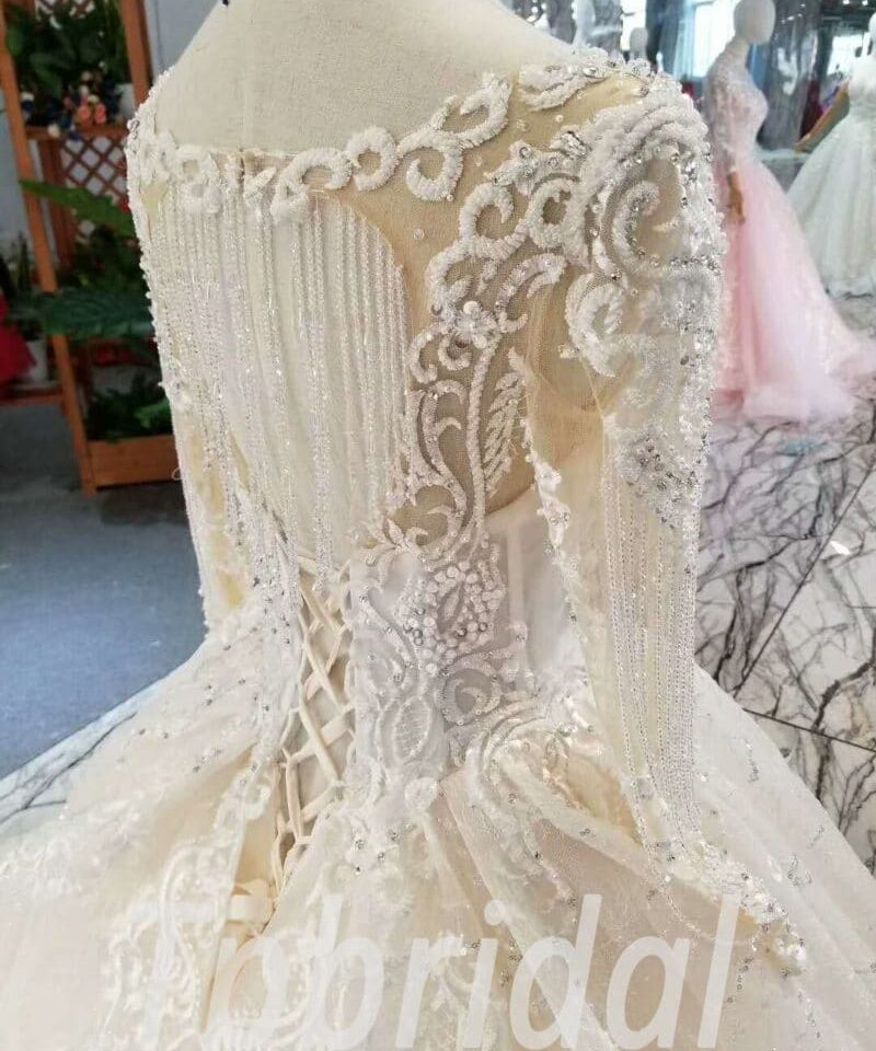 crystal wedding dress-20337-11