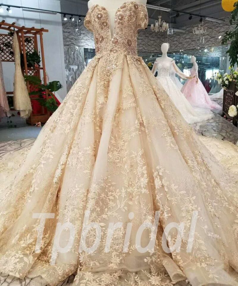 gold lace prom dress-20349-03