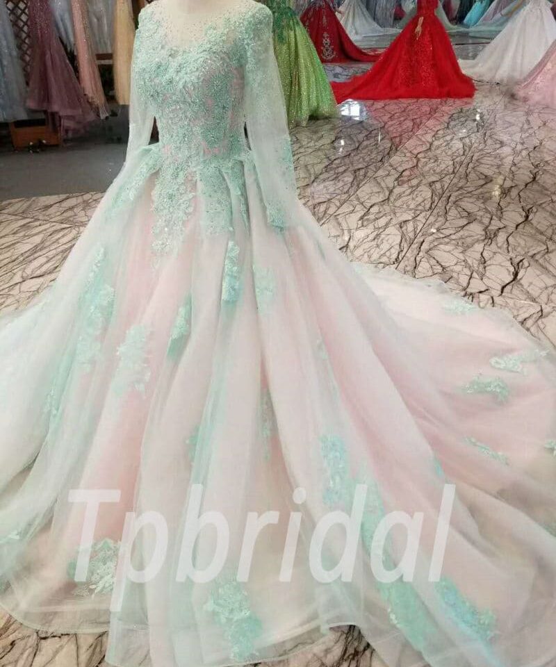 green prom dress-20346-03