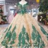 haute couture green prom dress-20354-01